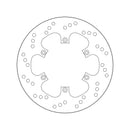 Aprilia Pegaso 650 [BREMBO] - Series Oro round rigid brake disc-2