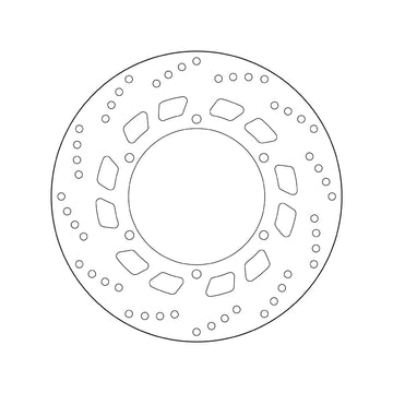 Yamaha Xv 750 [BREMBO] - Series Oro round rigid brake disc