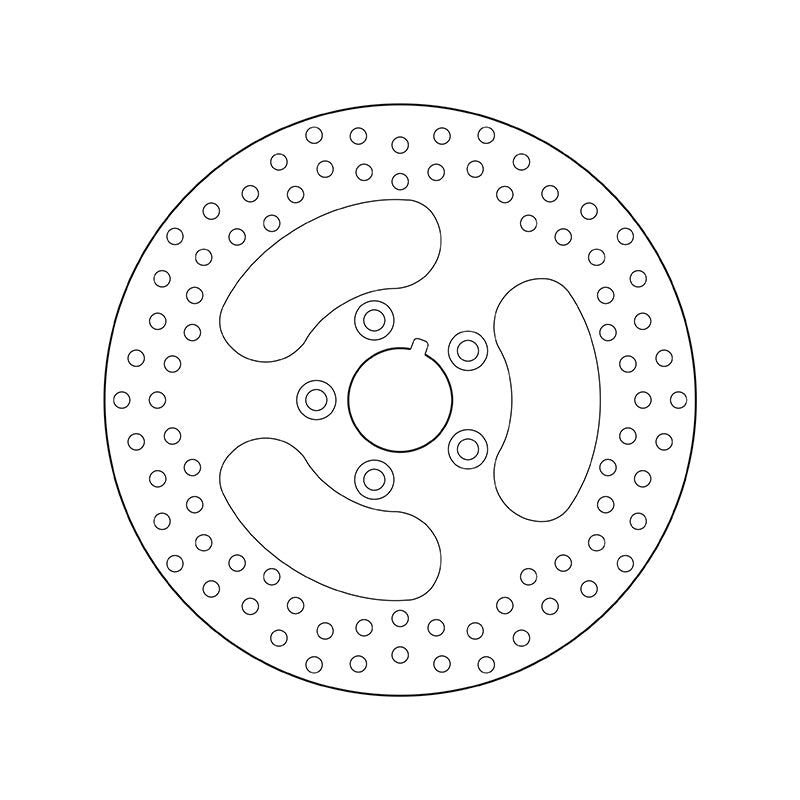 Harley Davidson Flstc [BREMBO] - Series Oro round rigid brake disc