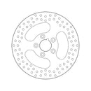 Harley Davidson Flstc [BREMBO] - Series Oro round rigid brake disc-2