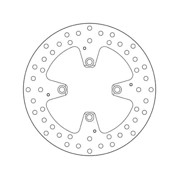 Ducati Monster 1200 [BREMBO] - Series Oro round rigid brake disc - 0
