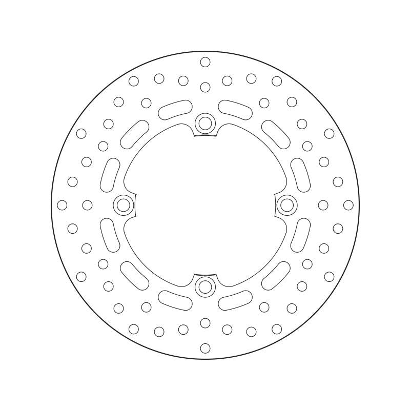 Honda Crf 1000 L Africa Tw [BREMBO] - Series Oro round rigid brake disc