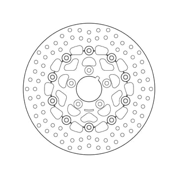 Harley Davidson Flstc [BREMBO] - Series Oro round floating brake disc - 0