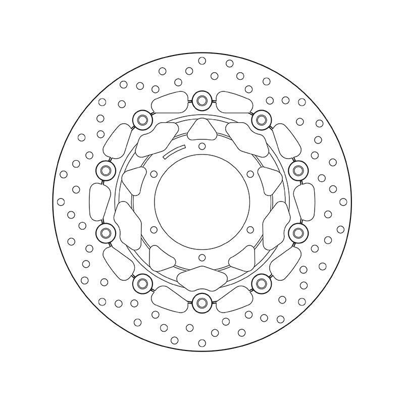Honda Cb 900 [BREMBO] - Series Oro round floating brake disc