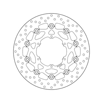 Bmw F 650 Gs Twin [BREMBO] - Series Oro round floating brake disc - 0