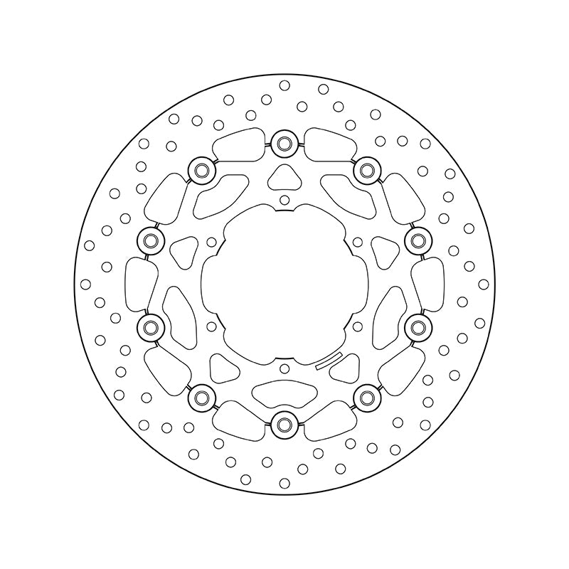 Bmw F 800 Gs [BREMBO] - Series Oro round floating brake disc