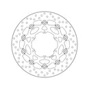Bmw F 800 Gs [BREMBO] - Series Oro round floating brake disc-2