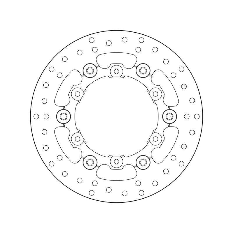 Husqvarna Supermoto [BREMBO] - Series Oro round floating brake discs - in pairs