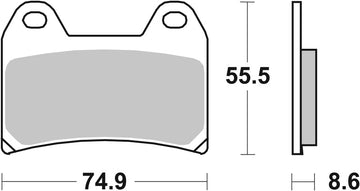Ktm 1290 Super Adventure [BREMBO] - Competition Carbon Ceramic Brake Pads - 07BB19RC