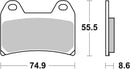 Moto Guzzi V 7 Iii Stone [BREMBO] - Competition Carbon Ceramic Brake Pads - 07BB19RC