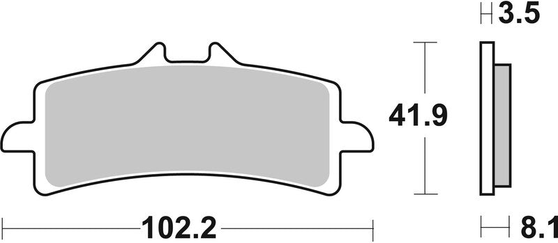 Suzuki Gsx-S 1000 Gx Touring [BREMBO] - Competition Carbon Ceramic Brake Pads - 07BB37RC