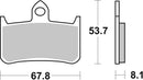 Honda Vfr 400 [BREMBO] - Competition Carbon Ceramic Brake Pads - 07HO28RC