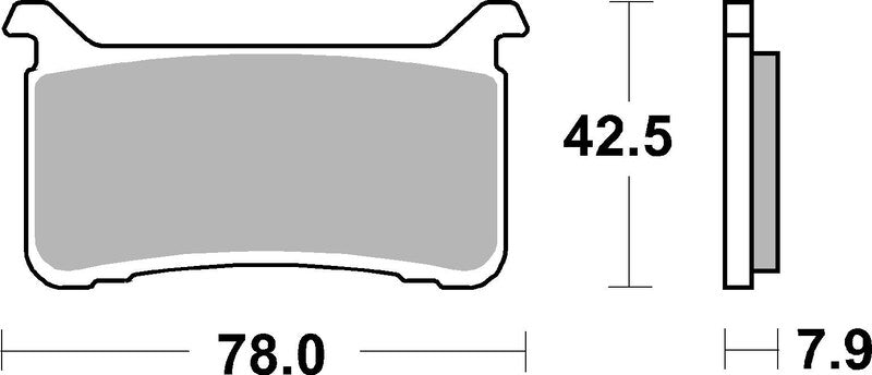 Honda Cmx 1100 Touring Rebel [BREMBO] - Competition Carbon Ceramic Brake Pads - 07HO63RC