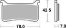 Honda Cmx 1100 Touring Rebel [BREMBO] - Competition Carbon Ceramic Brake Pads - 07HO63RC-1