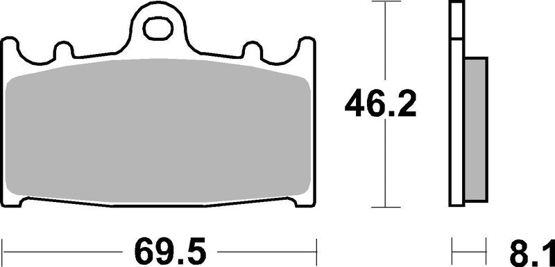 Suzuki Gsr 600 [BREMBO] - Competition Carbon Ceramic Brake Pads - 07KA13RC