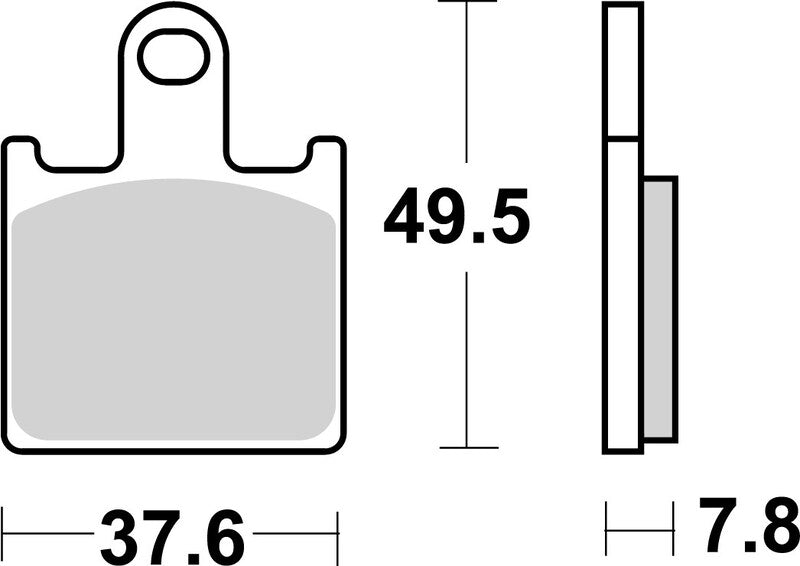 Kawasaki Zzr 1400 [BREMBO] - Street sintered metal brake pads - 07KA28SA