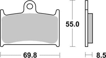 Triumph Trophy 900 [BREMBO] - Competition Carbon Ceramic Brake Pads - 07SU14RC