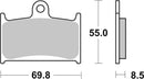 Triumph Speed ​​Triple 955 [BREMBO] - Competition Carbon Ceramic Brake Pads - 07SU14RC