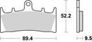 Kawasaki Zrx 1100 [BREMBO] - Competition Carbon Ceramic Brake Pads - 07SU19RC