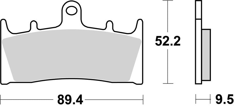 Suzuki Gsx-R 1100 W C [BREMBO] - Competition Carbon Ceramic Brake Pads - 07SU19RC