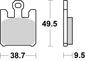 Kawasaki Vn 1600 Mean Streak [BREMBO] - Competition Carbon Ceramic Brake Pads - 07SU26RC