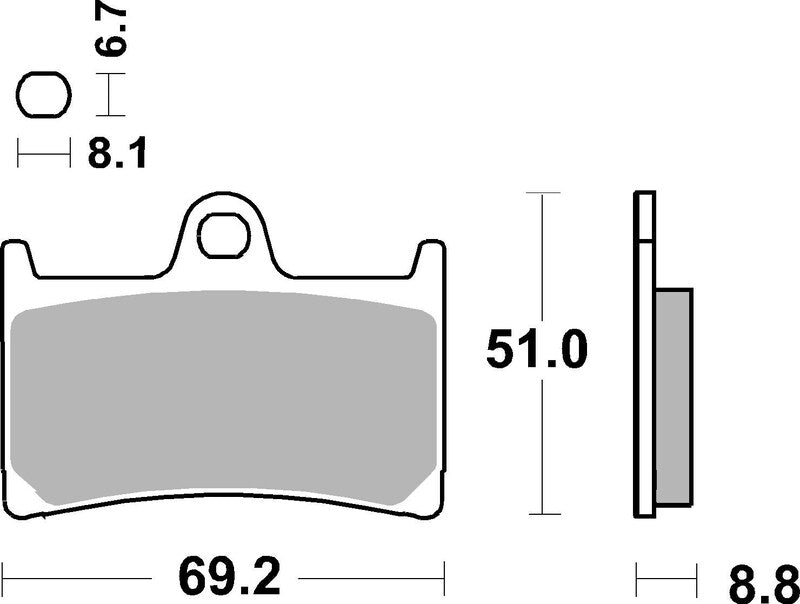 Yamaha Bt 1100 Bulldog [BREMBO] - Competition Carbon Ceramic Brake Pads - 07YA23RC