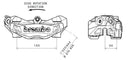 Ducati Hyperstrada 821 [BREMBO] - M4 front left brake caliper titanium Ø32mm-2