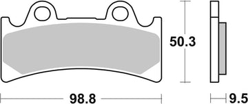 Yamaha Yzf-R [BREMBO] - Brake pads TYPE 07YA32 SR Sinter - Sport