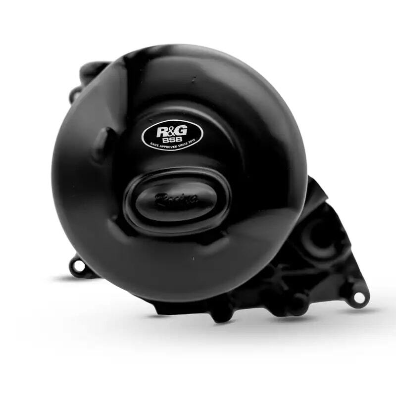 Ducati STREETFIGHTER V4 [2020-2024] - Race Series Right Crankcase Cover Protector - Black Ducati Streetfighter V4 S