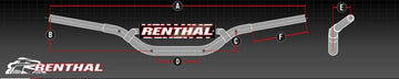 Honda Xl 1000 V Varadero Abs [RENTHAL] - Handlebar LE2 hard anodized with padding