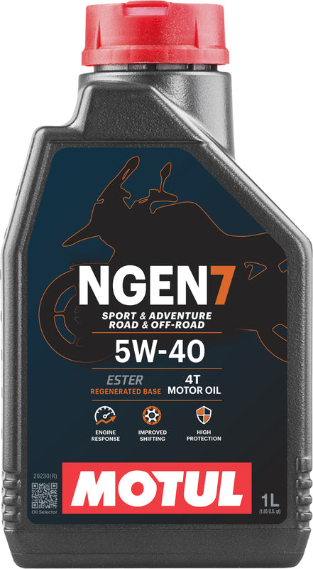 Motor oil 5W-40 4T, 1L for motorcycles [Motul]