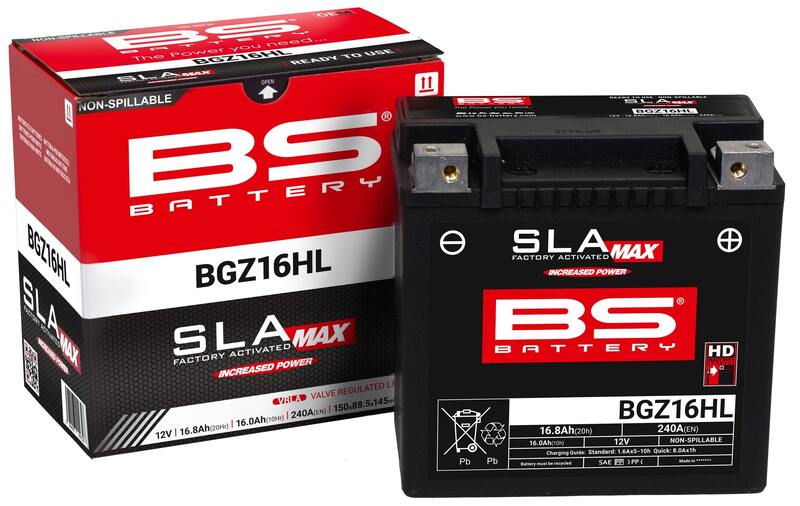 Harley Davidson Fxfb [BS BATTERY] - SLA Maintenance Free Battery Factory Activated - BGZ16HL