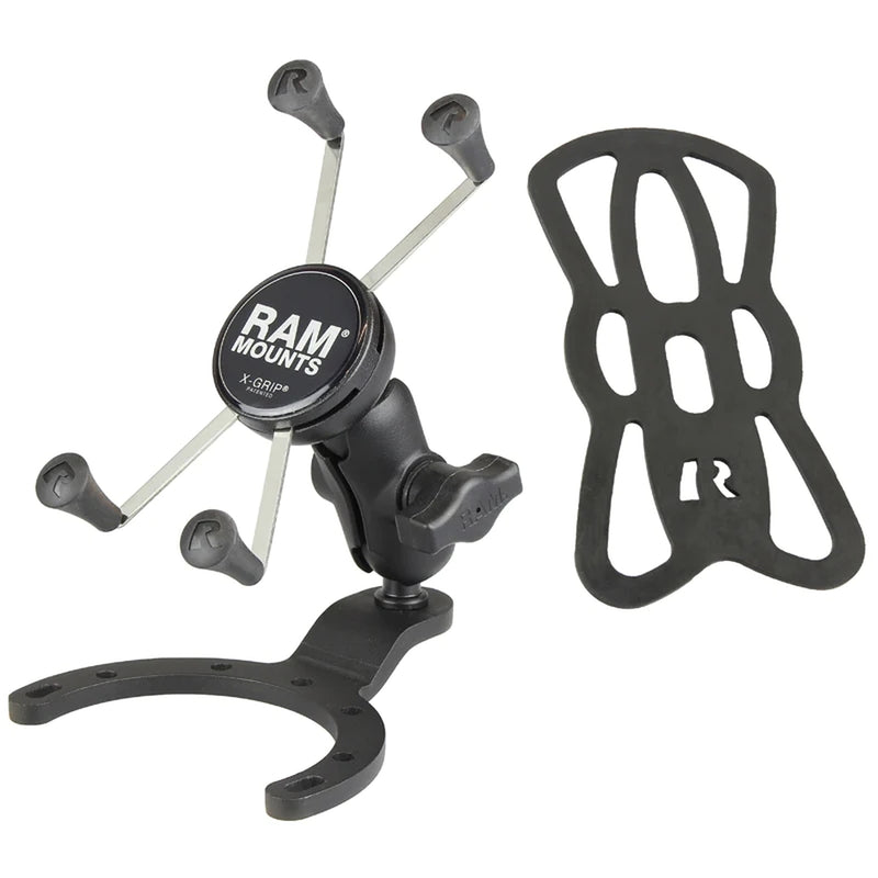 Bmw F 650 Gs Twin [RAM] - MOUNTS X-Grip® short sleeve phone holder with large tank base - large phones