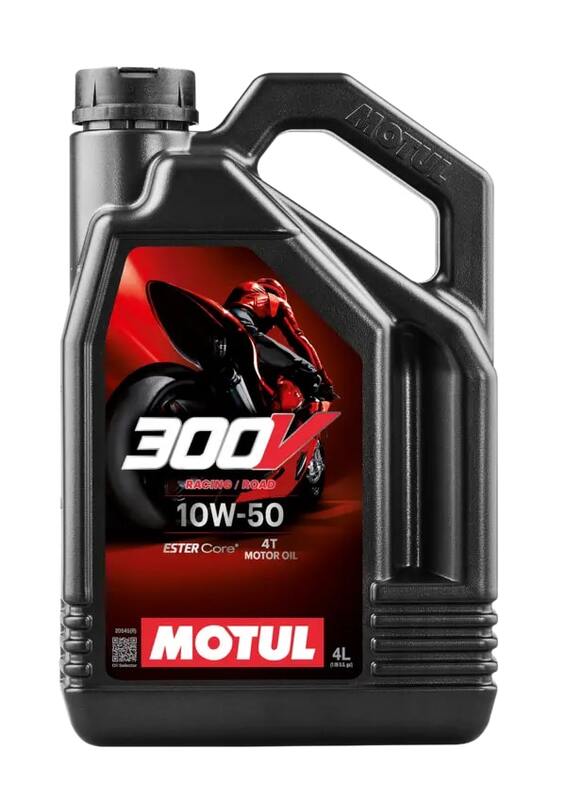 Motor oil 10W50 4L for 4T Road Racing motorcycles [Motul]
