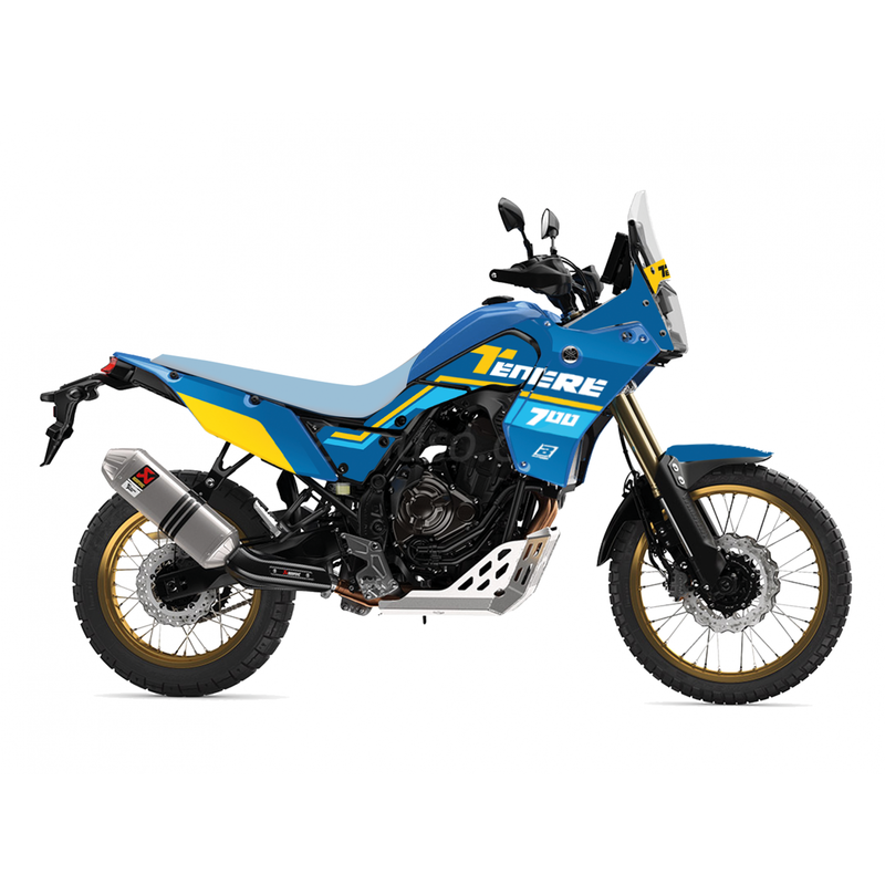 Yamaha Tenere 700 World Raid [BLACKBIRD] - Rally Ride Graphics Kit – Blue