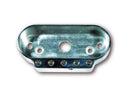 Motorcycle combination instrument holder with LED, silver [MotoGadget]-1