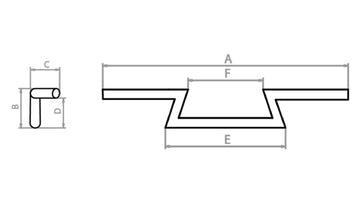 Harley Davidson Fxs [FEHLING] - Handlebar FEHLING - Z-handlebar, 1 inch, with recess for electric cable (for all HD from year 82) - 0