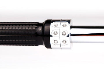 Motorcycle handlebar dipper Mo.Switch Mini, 1 inch silver [MotoGadget] - 0