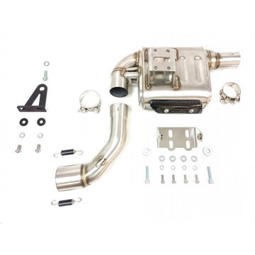 Cf Moto 700 [IXIL] - RC3B Slip-On Silencer Stainless Steel Black - 0