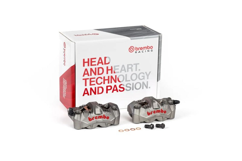Kawasaki Zzr 1400 [BREMBO RACING] - GP4-RS Pair of front radial brake calipers 4 pistons Ø3mm