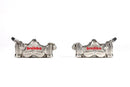 Ducati Hyperstrada 821 [BREMBO RACING] - Pair of GP4RX - 1mm brake calipers (CNC machined - chrome plated) (with pads)-2