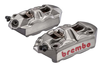 Kawasaki Ninja 1000 [BREMBO RACING] - Pair of one-piece M4 brake calipers - 18mm/P4 34 (with pads)
