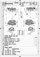 Aprilia Tuono V4 R [BREMBO RACING] - M5 pair of front radial brake calipers 4 pistons Ø3mm-4
