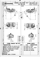 Suzuki Gsx 1300 R Hayabusa [BREMBO RACING] - UPGRADE GP4-RB 4-piston brake calipers (pair) front, Ø 30/34 mm