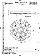 Ducati Multistrada 950 [BREMBO RACING] - UPGRADE T-Drive floating brake disc - 208A98536-2