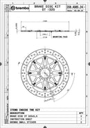 Ktm Super Duke 1390 [BREMBO RACING] - UPGRADE T-Drive floating brake discs - 208A98524