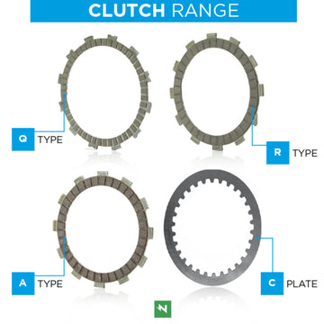 Ktm 890 Smt [NEWFREN] - Standard steel clutch disc kit