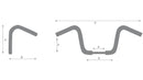Harley Davidson Flst [HIGHWAY HAWK] - Venice Beachbar 1 inch handlebar with 3 holes, 940mm wide 80mm high, chrome-3