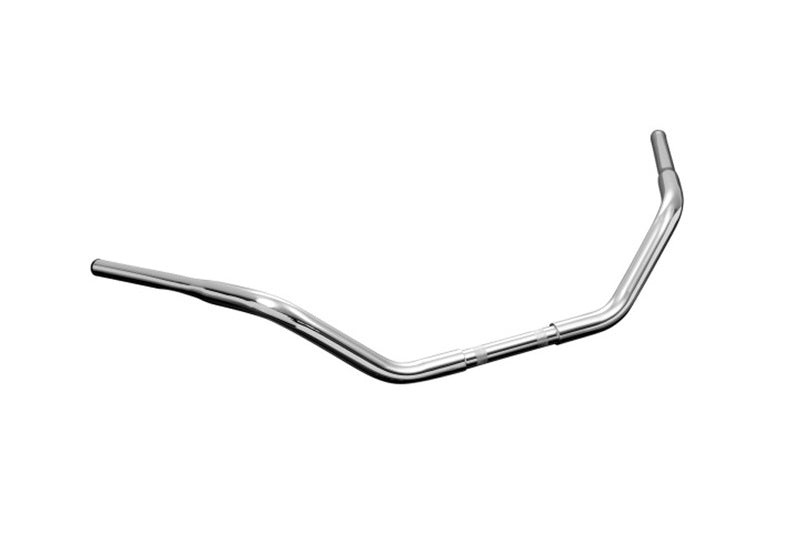 Harley Davidson Flst [HIGHWAY HAWK] - Fat Custom 1 inch handlebar with 3 holes, 900mm wide 140mm high, chrome