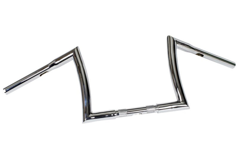 Honda Vt 750 [HIGHWAY HAWK] - Bad Ape 1 inch handlebar with 3 holes, 800mm wide 220mm high, chrome